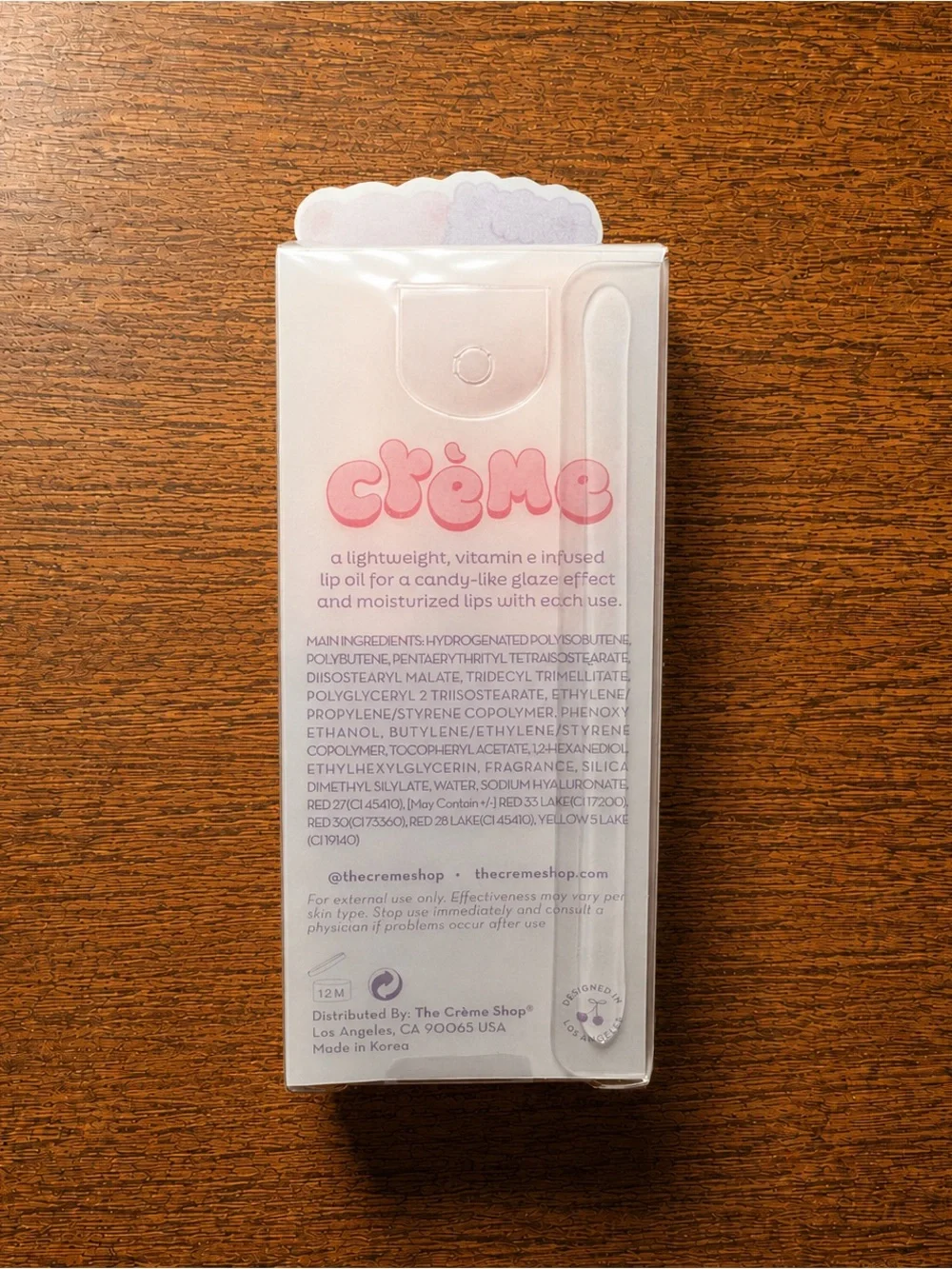 The Crème Shop Boba Bears High-Shine Tinted Lip Oil Duo